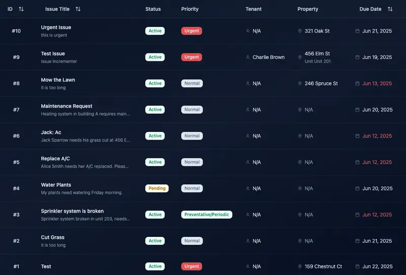 MainTrackr platform dashboard showing contractor management features